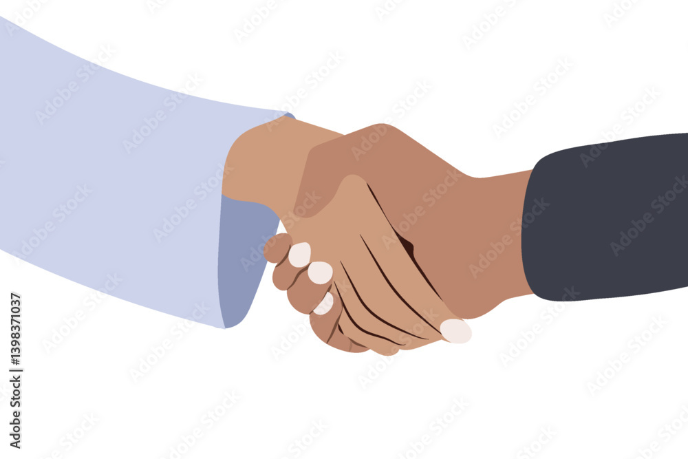 Doctor handshakes with patient, thank you concept on Doctors Day, vector illustration design background Doctor handshakes with patient, thank you concept on Doctors Day, vector illustration design background