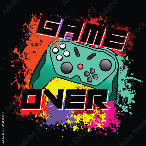 Gaming t shirt design