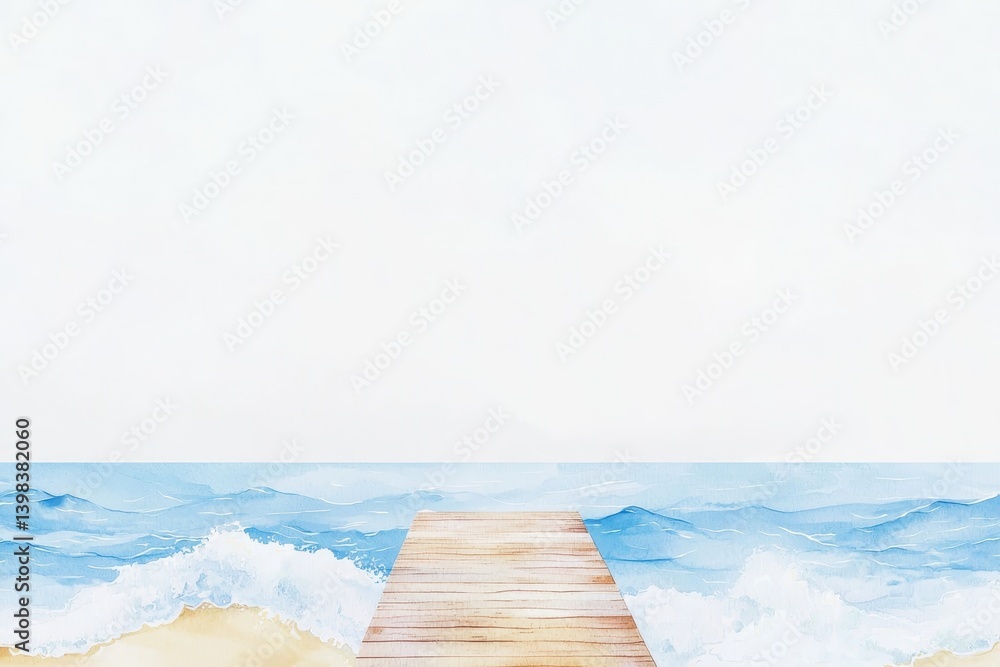 Obraz premium Stormy coastal waterline under dramatic light, showcasing turbulent tides and a dynamic seascape.