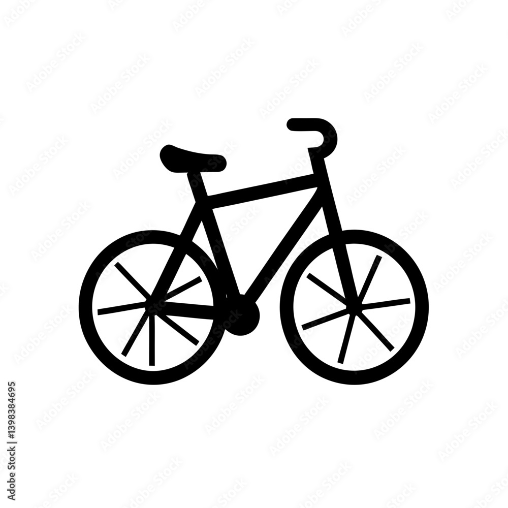 Urban Bicycle Icon City Travel Transportation Symbol Urban Bicycle Icon City Travel Transportation Symbol