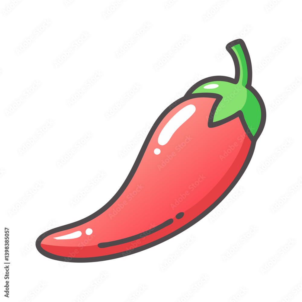 chili pepper icon, chili pepper vector illustration-simple illustration of chili pepper, perfect for chili pepper logos and icons chili pepper icon, chili pepper vector illustration-simple illustration of chili pepper, perfect for chili pepper logos and icons