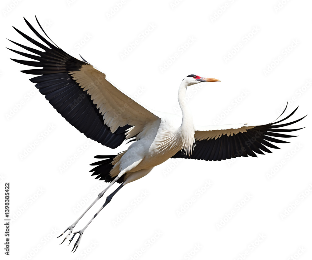 Majestic Crane in Flight, A Captivating Illustration of Elegance and Freedom, Showcasing Graceful Wings and Precise Detail in Every Feather with Perfect Balance Majestic Crane in Flight, A Captivating Illustration of Elegance and Freedom, Showcasing Graceful Wings and Precise Detail in Every Feather with Perfect Balance
