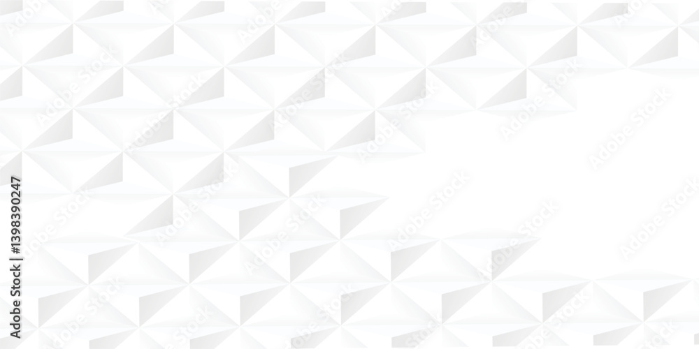 Fototapeta premium Abstract Geometric Design in White and Gray with Bright Light and Soft Shadows, Crafted for Modern Business Branding, Corporate Design Solutions, and Marketing Materials