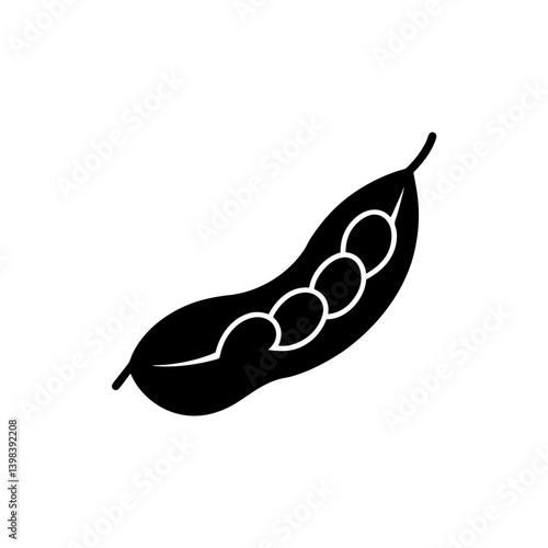 Healthy Edamame Icon Soybean Vegetable Food Symbol