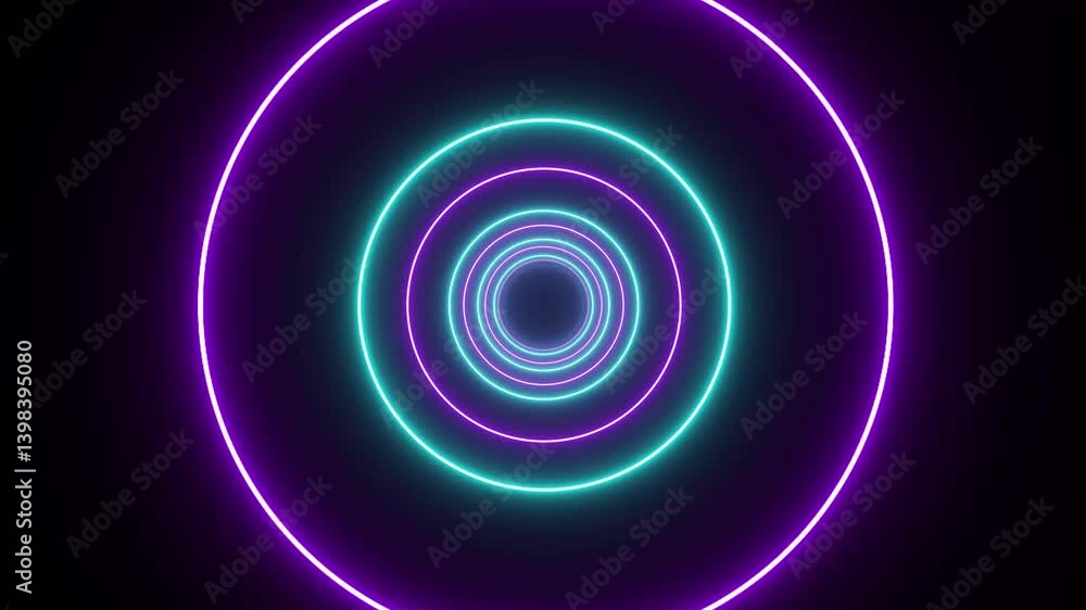 Neon glowing triangle tunnel with light lines on a transparent background. Flying through a neon futuristic endless triangle tunnel Neon glowing triangle tunnel with light lines on a transparent background. Flying through a neon futuristic endless triangle tunnel
