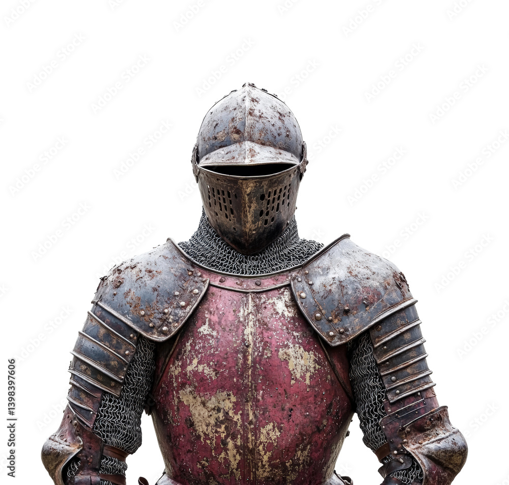 Medieval knight in armor portrait heroic concept. Isolated on transparent background, png. Medieval knight in armor portrait heroic concept. Isolated on transparent background, png.