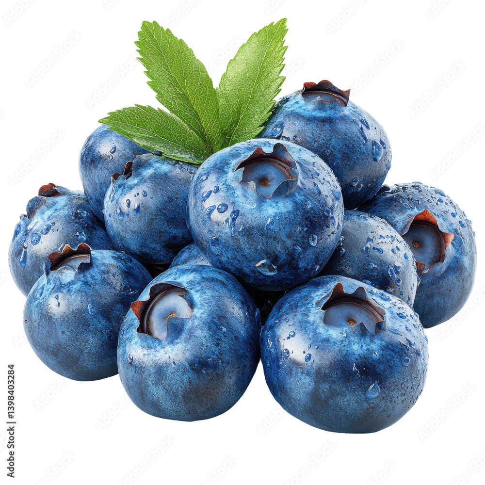 Obraz premium Harvesting fresh blueberries farm food photography outdoor close-up