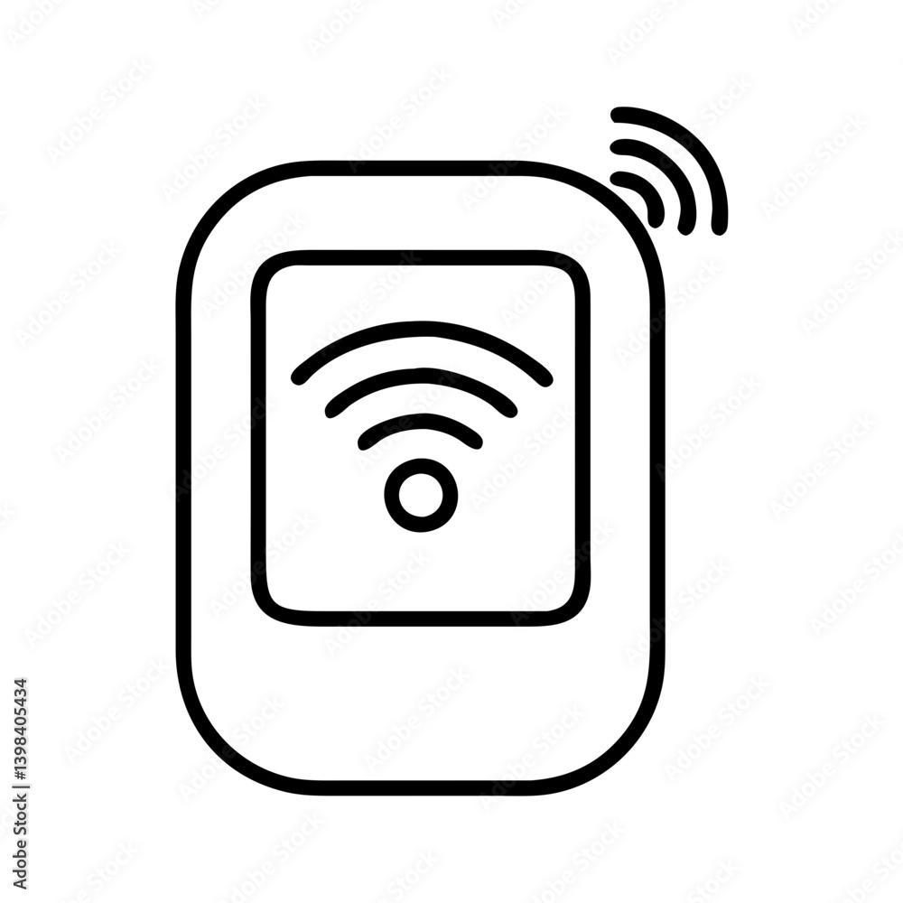 Find wifi signal wireless connection internet access point router network icon vector graphic Find wifi signal wireless connection internet access point router network icon vector graphic