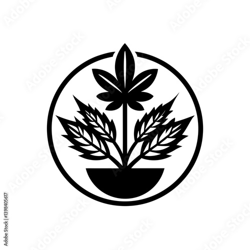 Aromatic Herbs Icon Fresh Cooking Flavor Ingredient