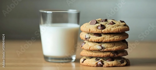 Wallpaper Mural Sweet Comfort: Chocolate Chip Cookies with Chilled Milk

 Torontodigital.ca