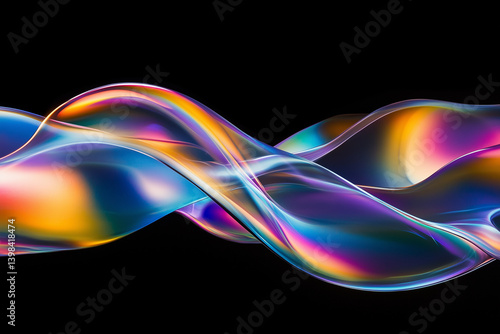 Vibrant rainbow colors on a solid background with a smooth gradient effect. Pride wallpaper