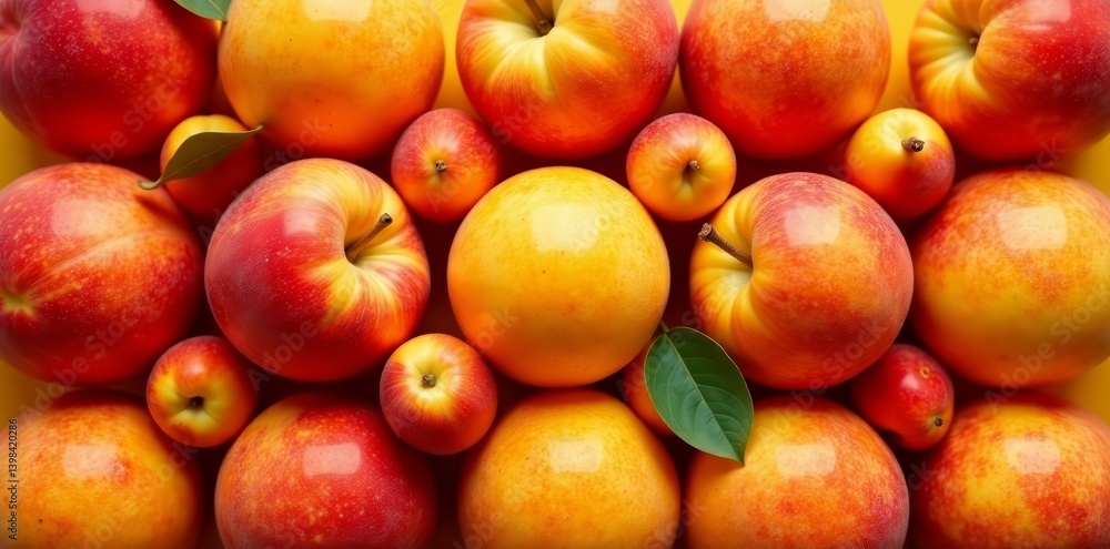 Fresh apricots arranged in a symmetrical pattern, fruit, organic, natural Fresh apricots arranged in a symmetrical pattern, fruit, organic, natural