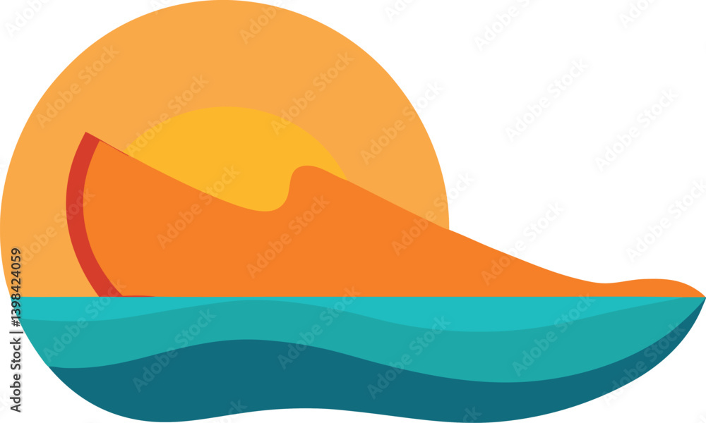 beach-shoe-with-sunset-reflection-- beach-shoe-with-sunset-reflection--