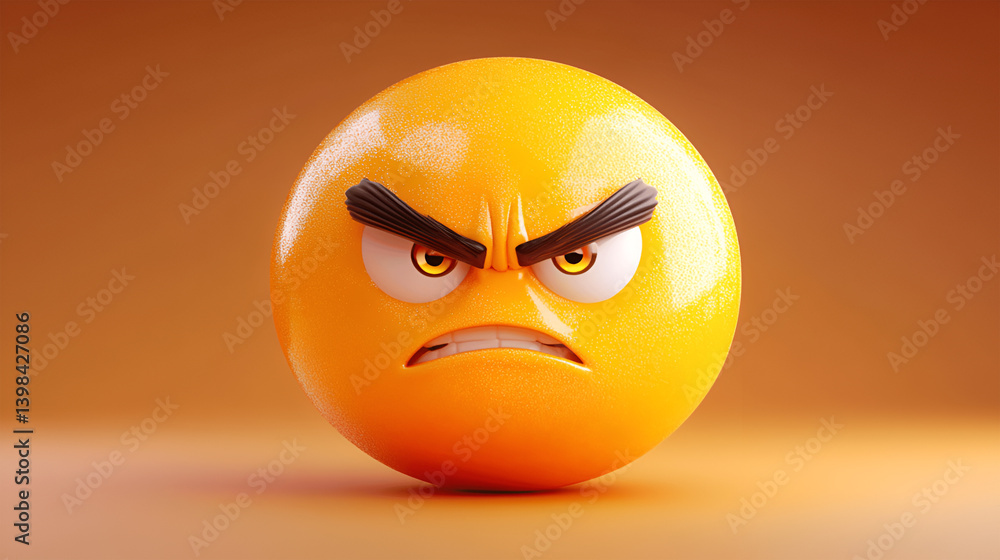 Fototapeta premium Yellow Smiley With Evil Donegenerati