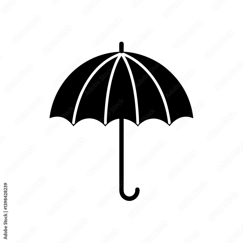 Parasol Icon Sunshade Accessory Vector Illustration Design Parasol Icon Sunshade Accessory Vector Illustration Design