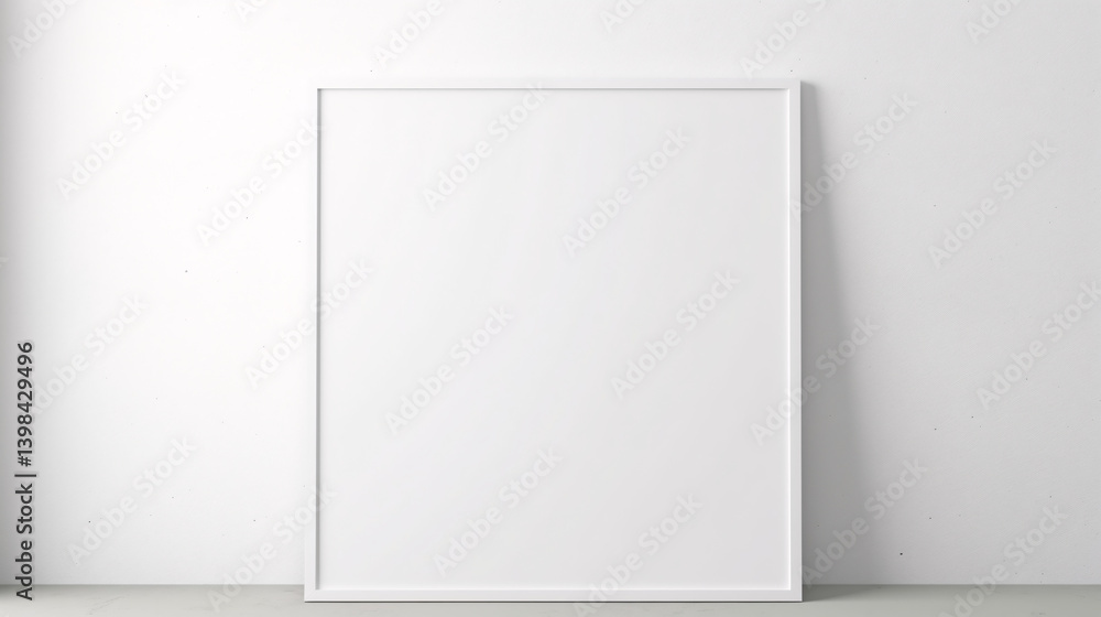Square frame with white blank space, perfect for showcasing artwork, photos, or custom designs.
Square frame with white blank space, perfect for showcasing artwork, photos, or custom designs.
