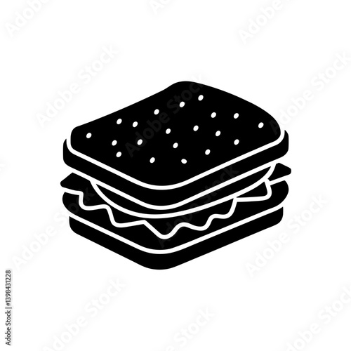 sandwich with red caviar