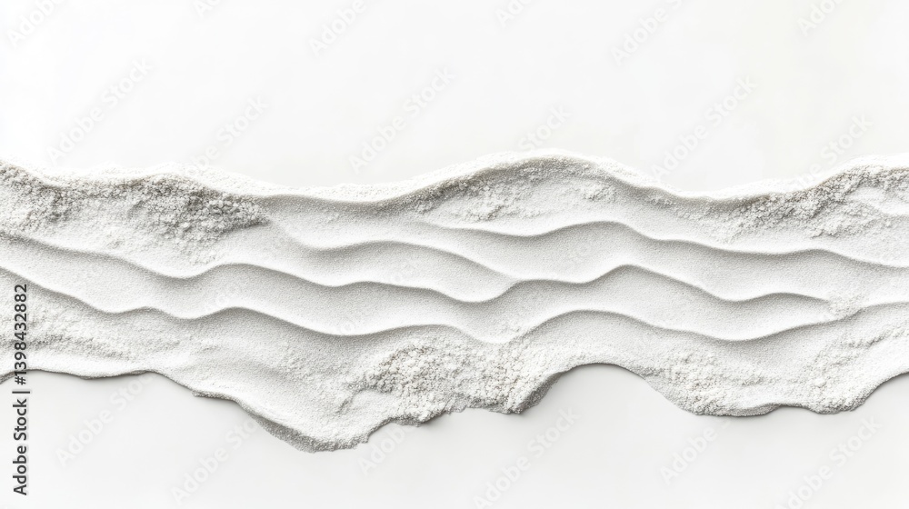 Obraz premium White Sand Waves Abstract Design Background