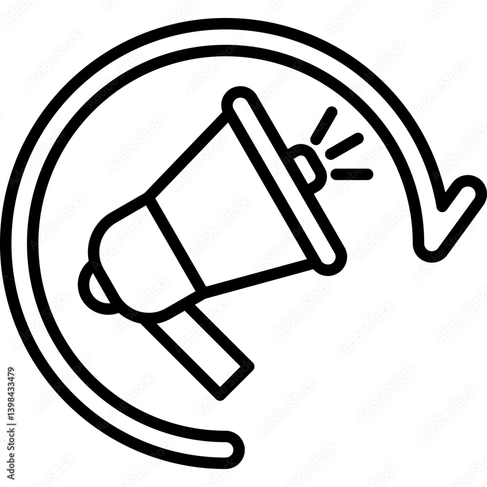 Marketing Automation Icon Vector Element Marketing Automation Icon Vector Element