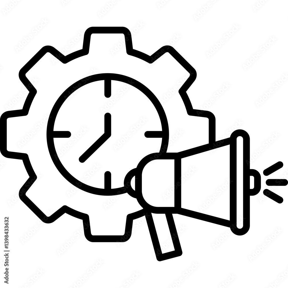 Marketing Automation Icon Vector Element Marketing Automation Icon Vector Element