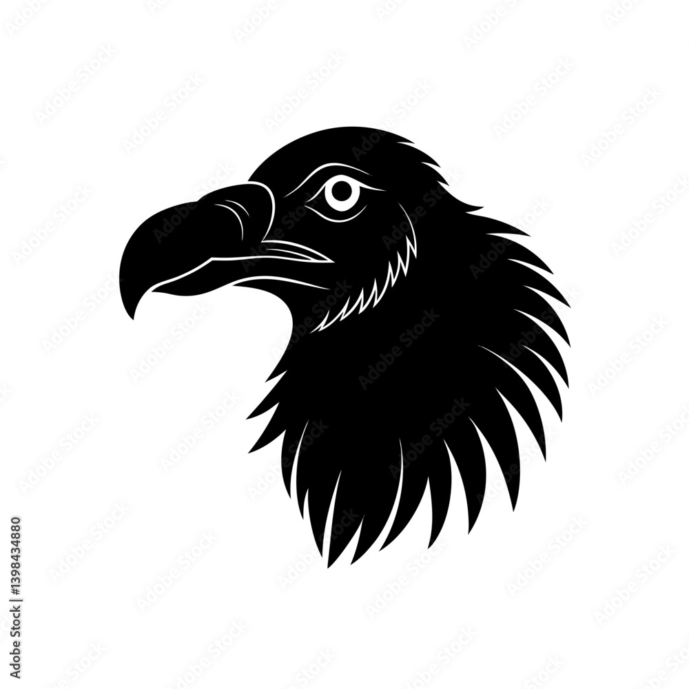 Fototapeta premium eagle head vector illustration