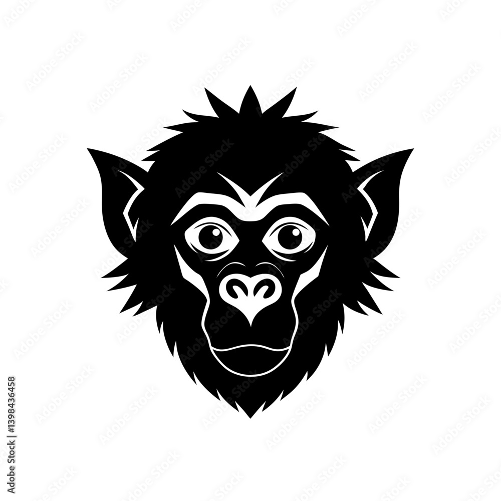 Fototapeta premium vector illustration of a scary skull