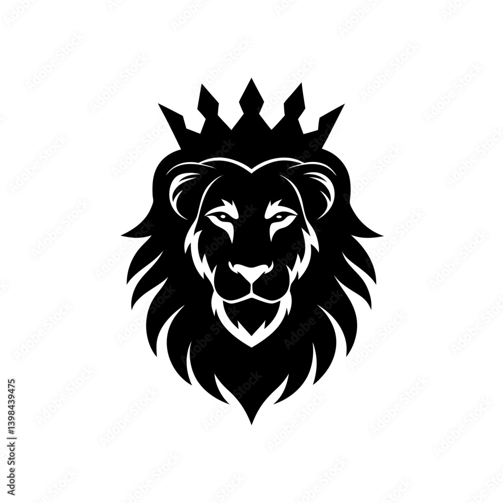 Fototapeta premium lion head mascot