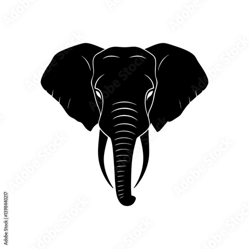 elephant isolated on white background