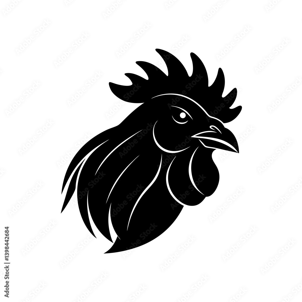 Fototapeta premium rooster vector illustration