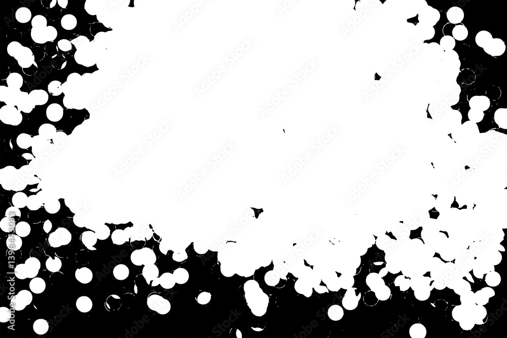 Obraz premium Grunge border texture background. Abstract frame overlay. PNG graphic illustration with transparent background.