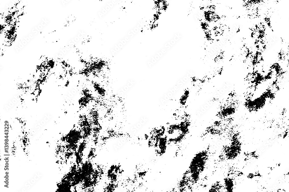 Fototapeta premium Rustic grunge texture with grain and stains. Abstract noise background. PNG graphic illustration with transparent background.