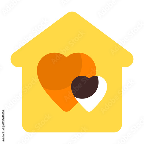 Sheltering Flat Icon