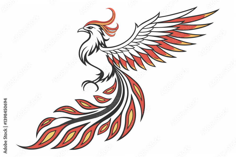 Obraz premium vector illustration of an eagle