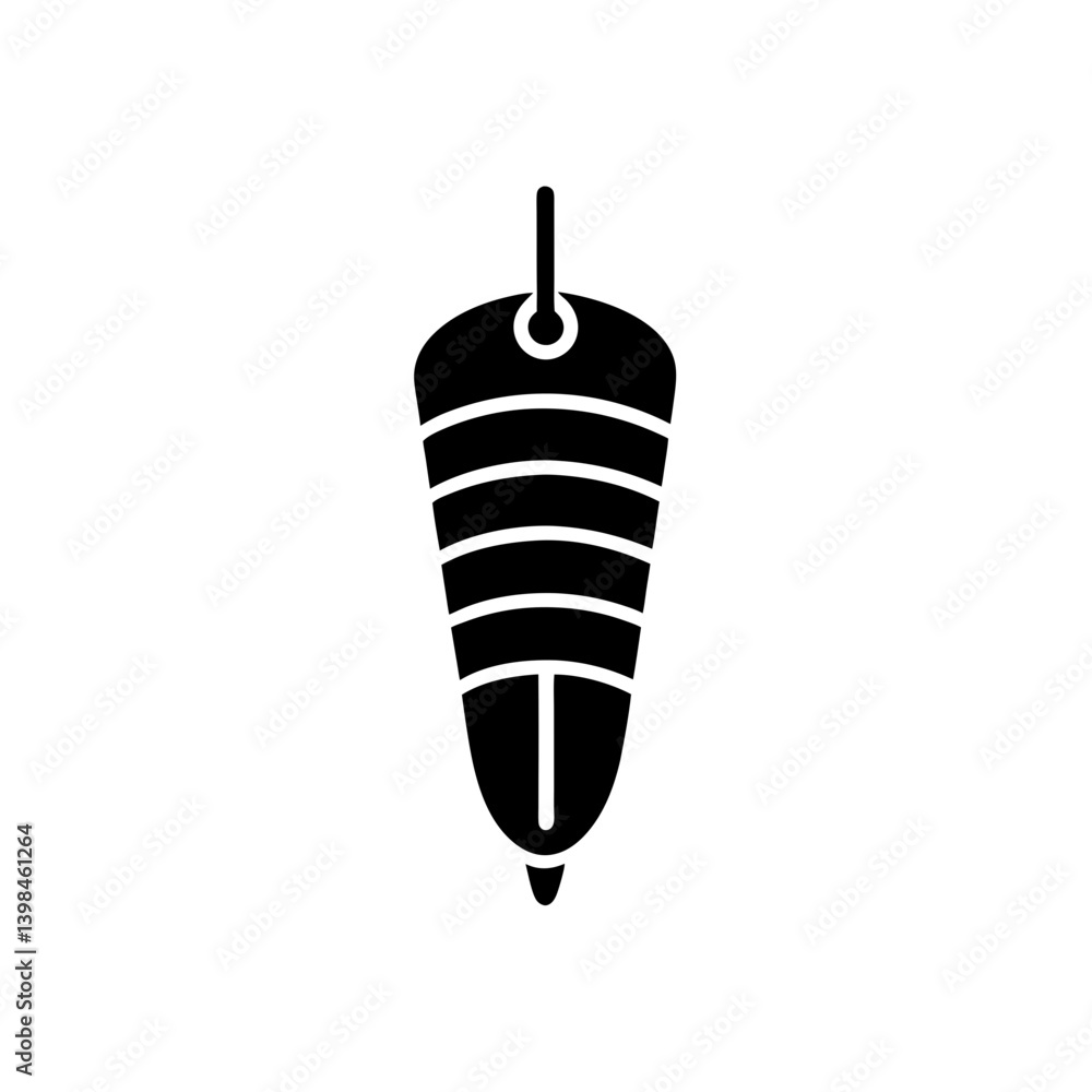 Obraz premium fishing hook on white background