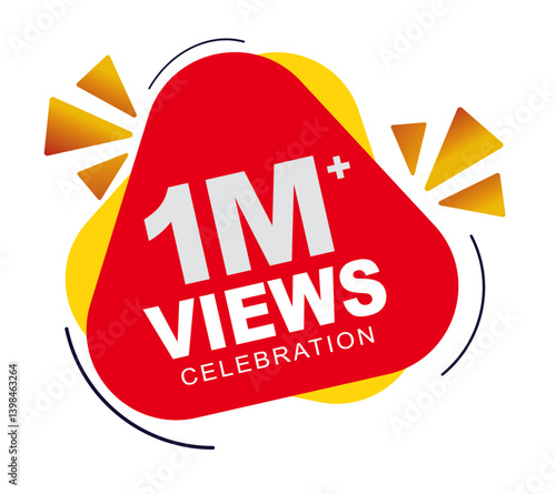 Download this Views Celebration Thumbnail Banner Set 1m to 1m, 1m Views, 1m Views eps vector file8.ai