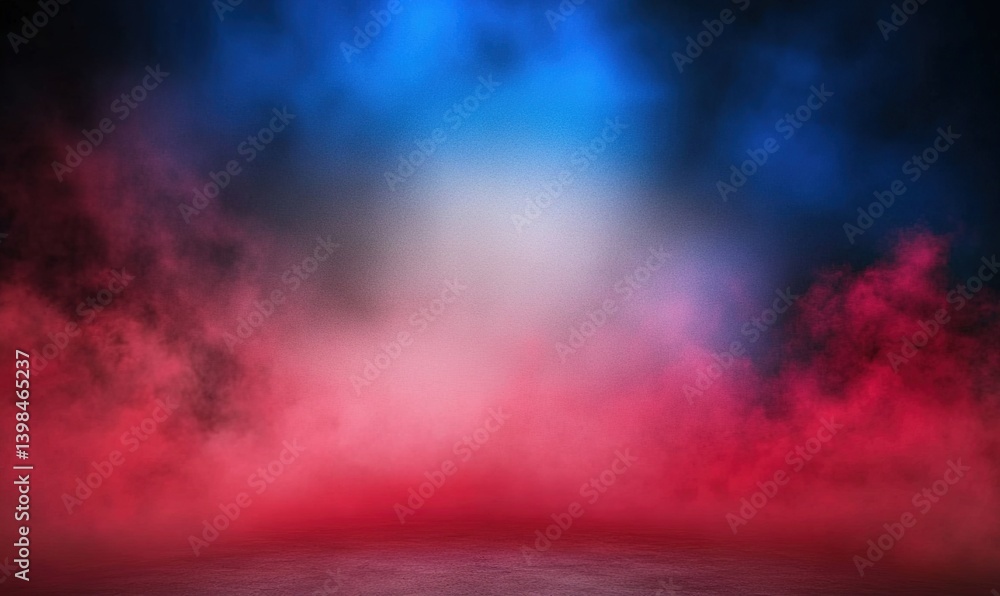 concrete floor and red smoke background concrete floor and red smoke background