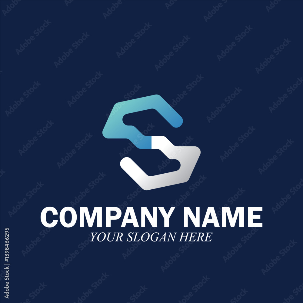 S letter bussines logo icon vector illustration template design S letter bussines logo icon vector illustration template design