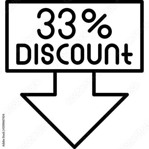 Discount Icon Vector Element