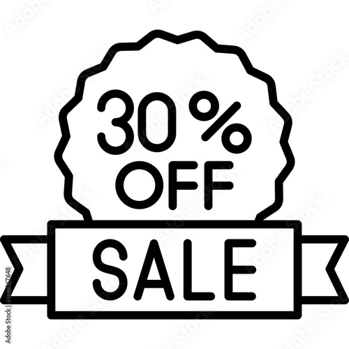Discount Icon Vector Element