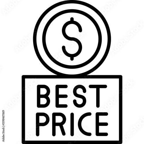 Best Price Icon Vector Element