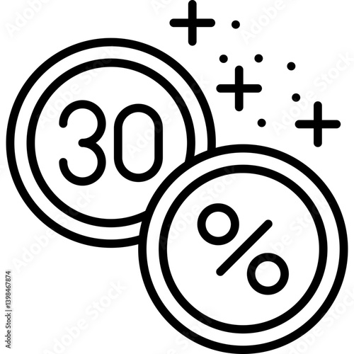 Discount Icon Vector Element