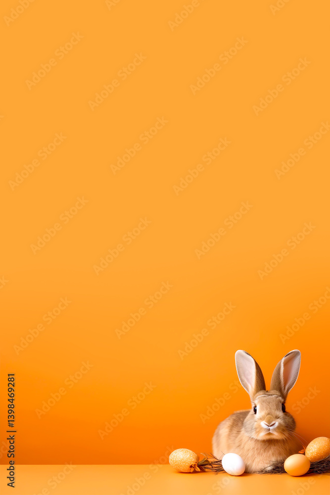 Osterdekoration Hintergrund Karte