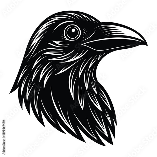 eagle head vector illustration.