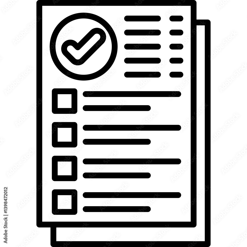 Results Icon Vector Element Results Icon Vector Element
