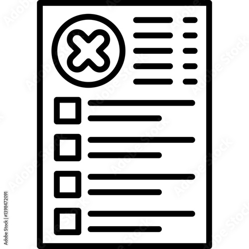 Result Icon Vector Element