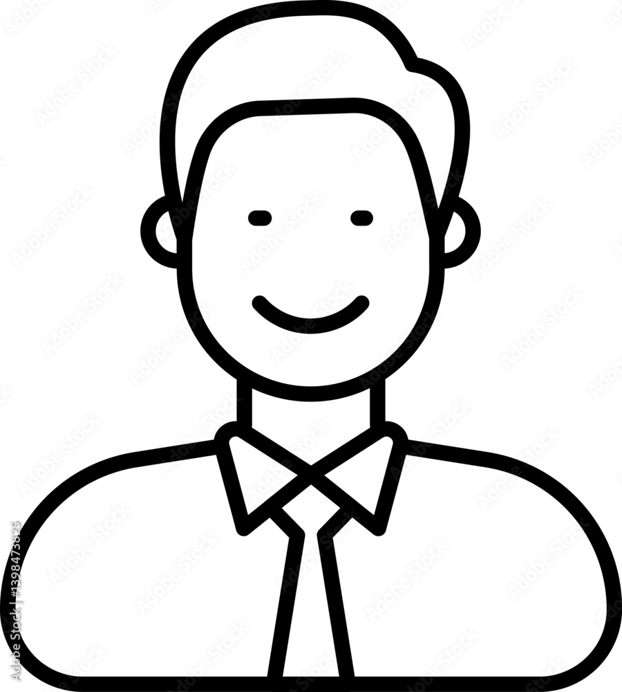 Fototapeta premium Secretary icon stock vector illustration