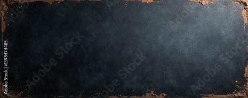 Panel kuchenny z motywem Rustic black chalkboard tabletop Grey background, wood texture , grunge, wall