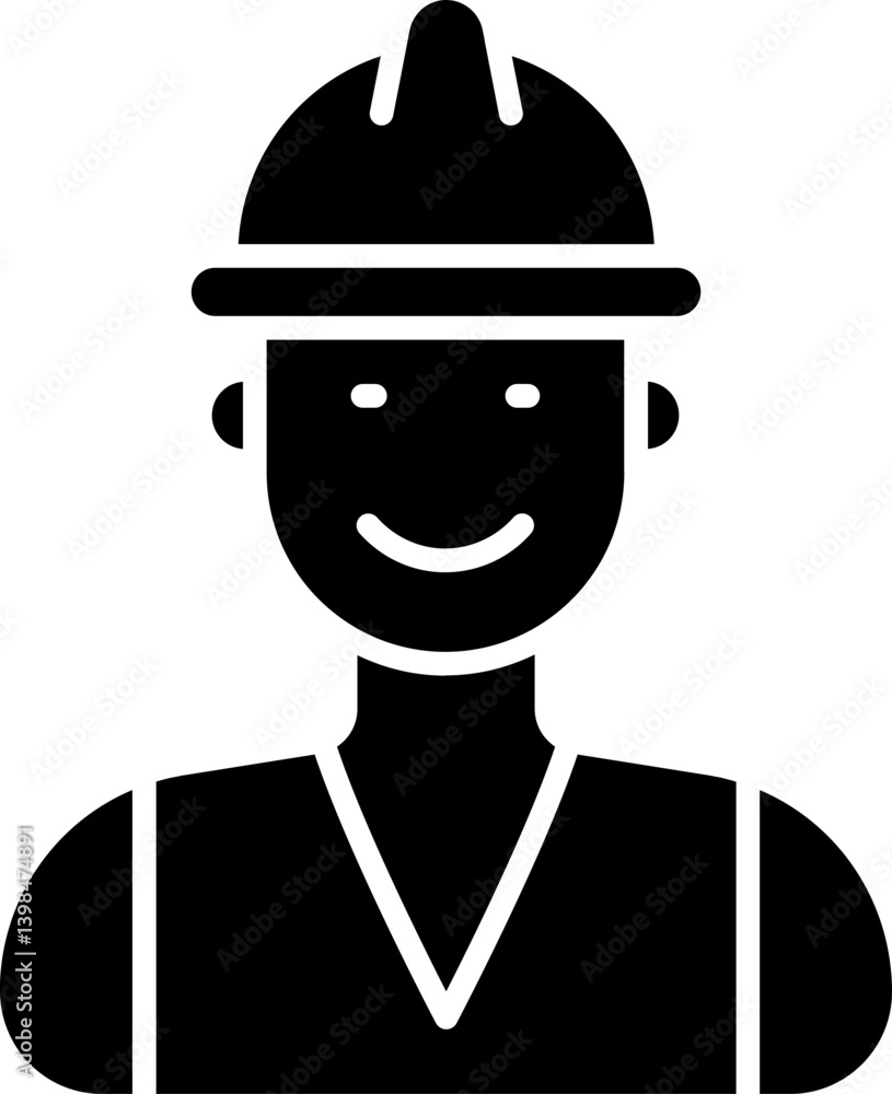 Builder icon stock vector illustration Builder icon stock vector illustration