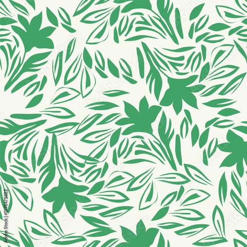 seamless flower pattern on background