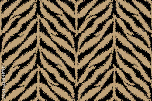 Ikat abstract background art. Ethnic tribal, boho colors seamless wallpaper. Motif ethnic handmade beautiful Ikat art. Ethnic abstract floral background art.